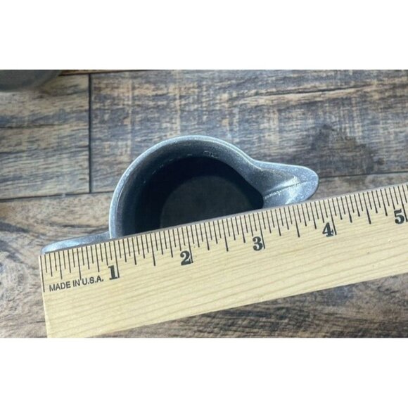 Vintage Carson Freeport PA Pennsylvania Pewter Creamer & 4 Pewter Cups Lot - Picture 13 of 14